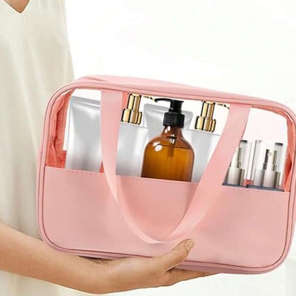 NEW| Women’s Portable Travel Transparent Makeup Storage Portable Organizer - Picture 4 of 6
